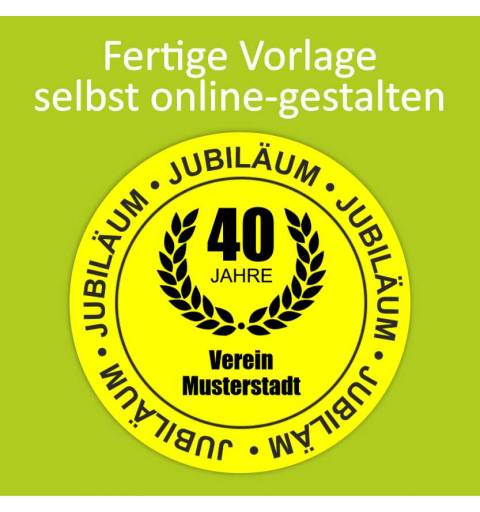 Feuerwehraufkleber, Kleber für Feuerwehr, Neonaufkleber, Aufkleber Neon, Vereinsaufkleber, Jubiläumsaufkleber