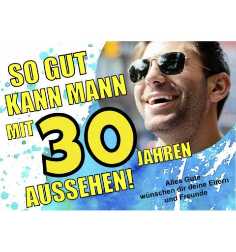 Geburtstagsbanner online bestellen Transparente Partybanner