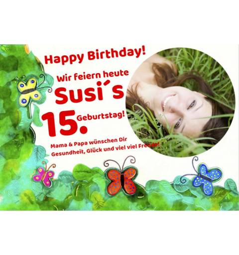 Geburtstagsbanner online bestellen Transparente Partybanner