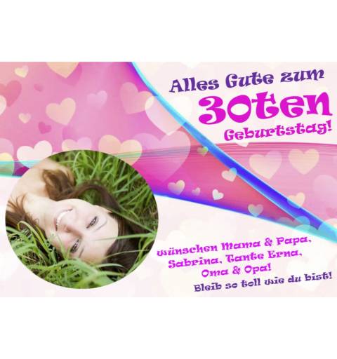 Geburtstagsbanner online bestellen Transparente Partybanner