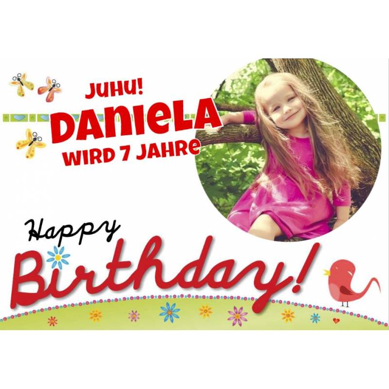 Geburtstagsbanner online bestellen Transparente Partybanner