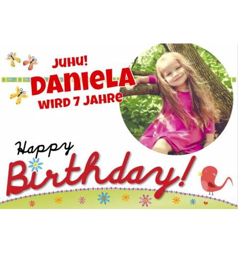 Geburtstagsbanner online bestellen Transparente Partybanner