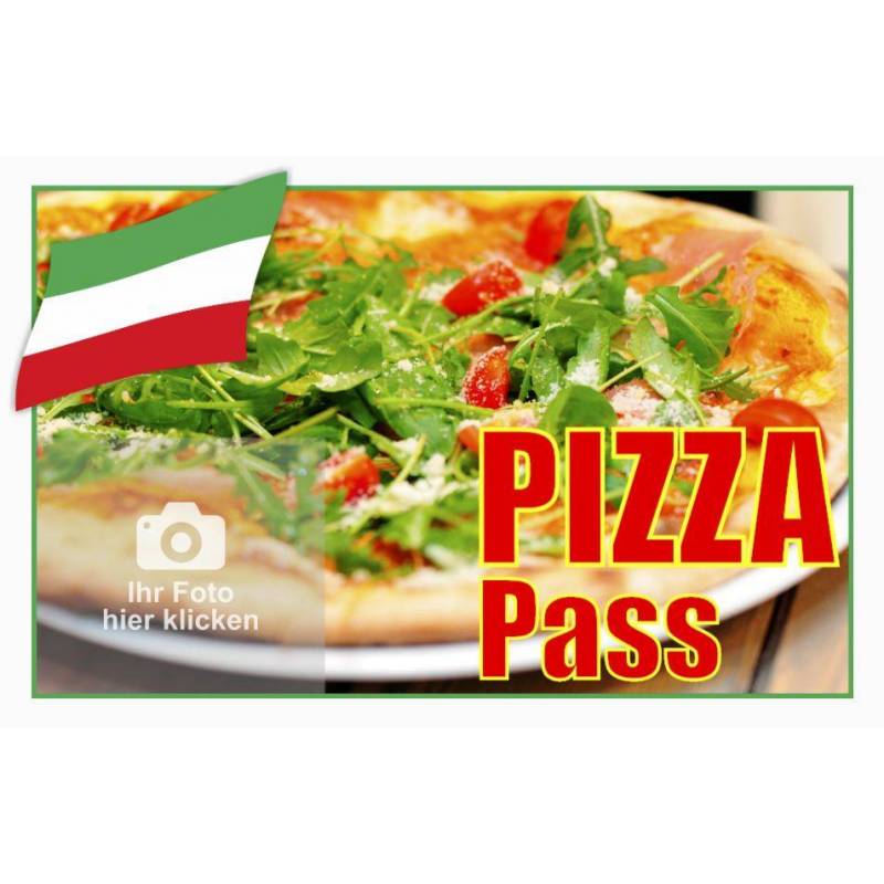Bonuskartenstempel Bonuskarten Treuekarten Pizza Pass Pizzeria Pizzapass #2 