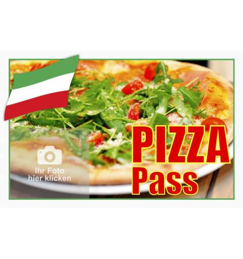 Pizzapass Bonuskarte Bonuspass Sammelpass Bierpass Stempelpass Kaffepass Treuepass