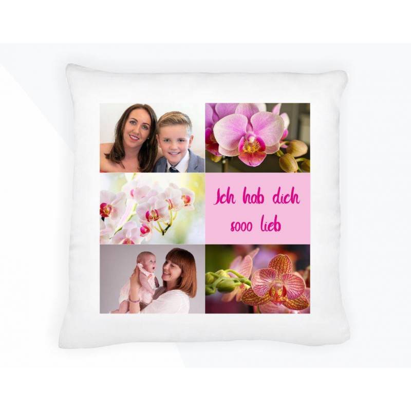 Kissen Polster Geschenk personalisiert gestalten Mutter Oma Frau Freundin Liebe
