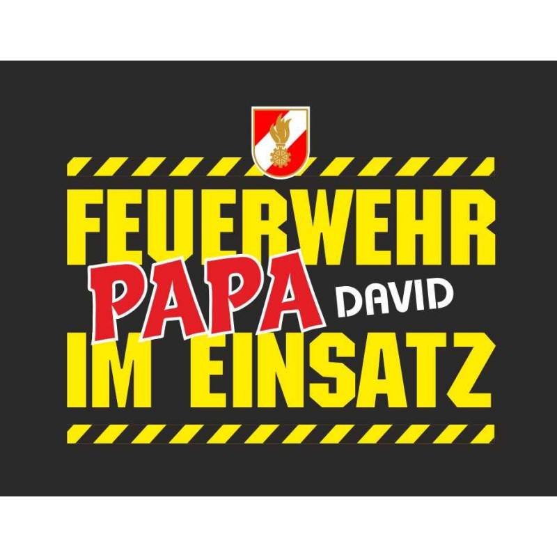 Feuerwehrshirt T-Shirt Feuerwehr Floriani personalisiert