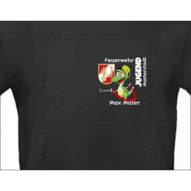 Feuerwehrshirt Tshirt Feuerwehr T-Shirt Feuerwehrjugend Jugendfeuerwehr personalisiert