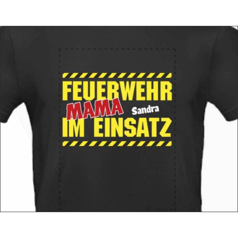 T-Shirt Feuerwehr Feuerwehrshirts für Frauen Feuerwehrmama