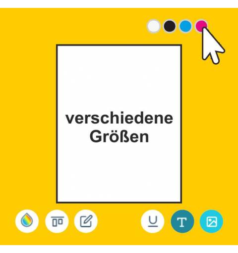 Plakate online gestalten Farbplakate Online designer