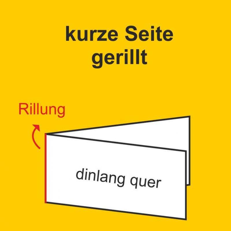 Rillung kurze Seite