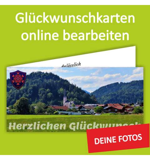 Klappkarte din lang, Einladung, Glückwunschkarte, Einladungskarte, Geburtstagskarte, Faltkarte