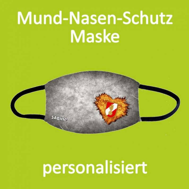Gesichtsmaske Feuerwehr, Mundnasenschutz, Feuerwehrmaske