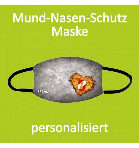 Gesichtsmaske Feuerwehr, Mundnasenschutz, Feuerwehrmaske