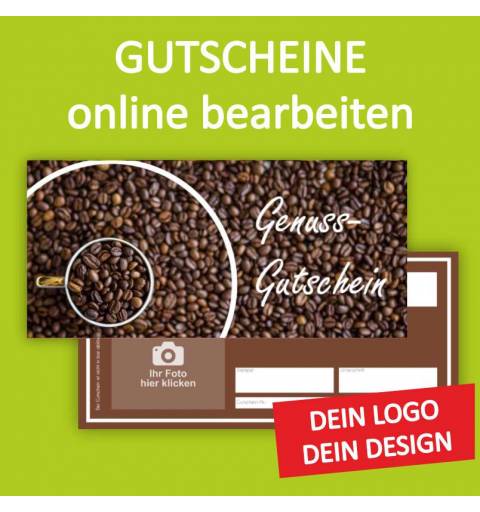 Firmengutschein, Einkaufsgutschein, Gastrogutschein