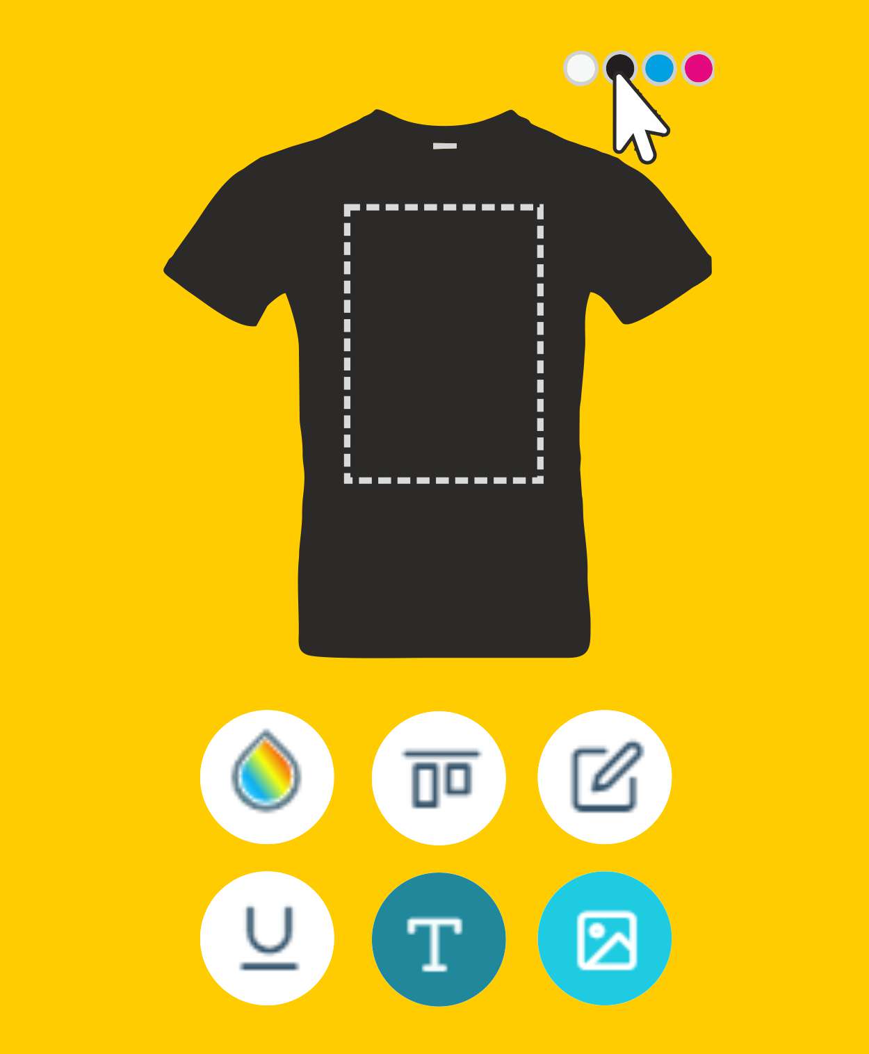 Shirt online gestalten