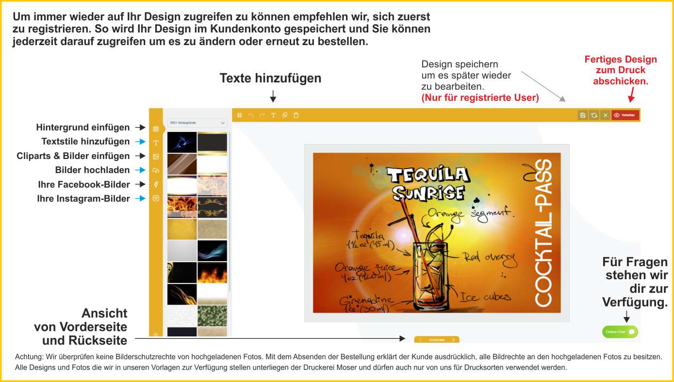 Motivvorlage Bonuspass